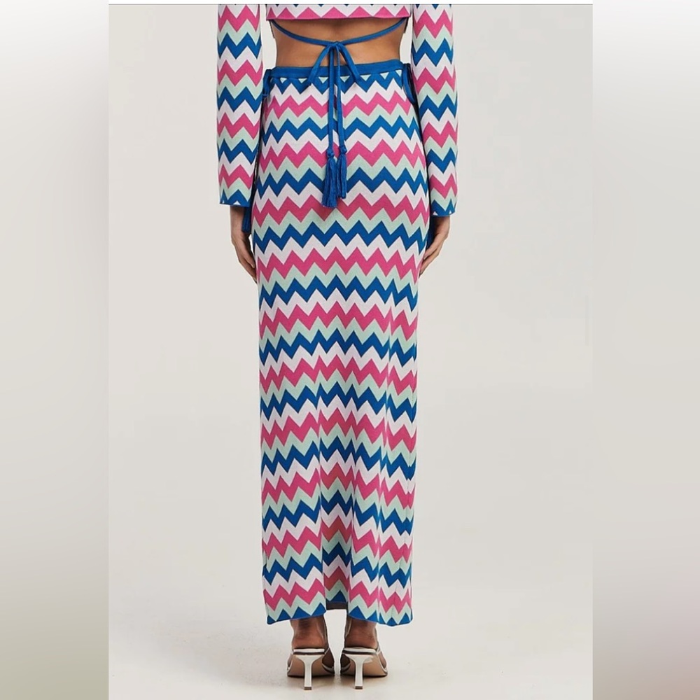 NWT! ANTHROPOLOGIE CHARLIE HOLIDAY CANDICE STRETCH KNIT MAXI SKIRT - S